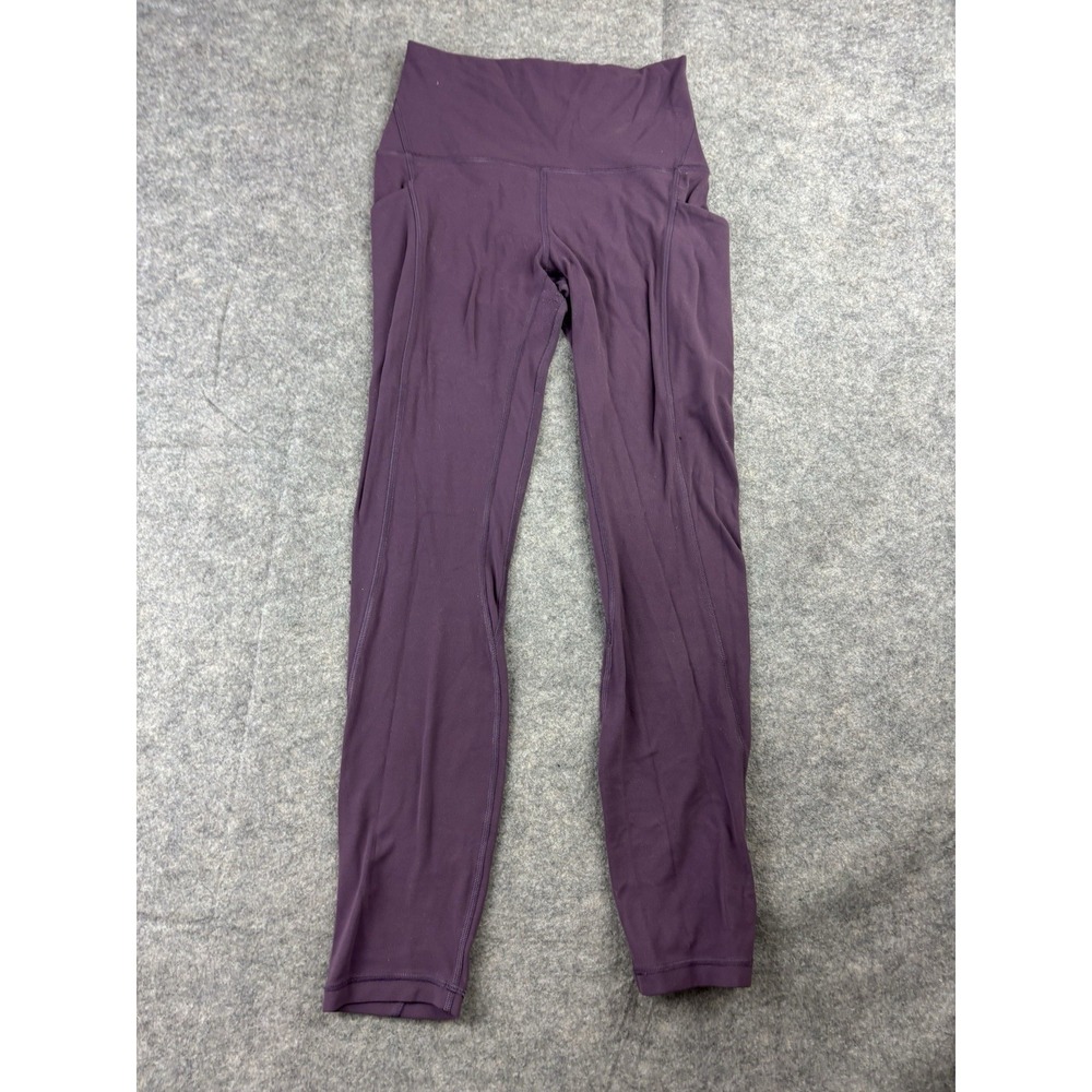 Lululemon Align High-Rise Dark Purple Legging Women's 4 with Pockets 25" Inseam